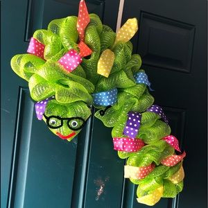 Bookworm Wreath